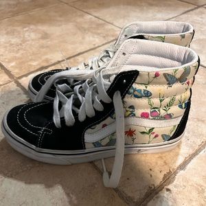 FLORAL HIGH TOP VANS